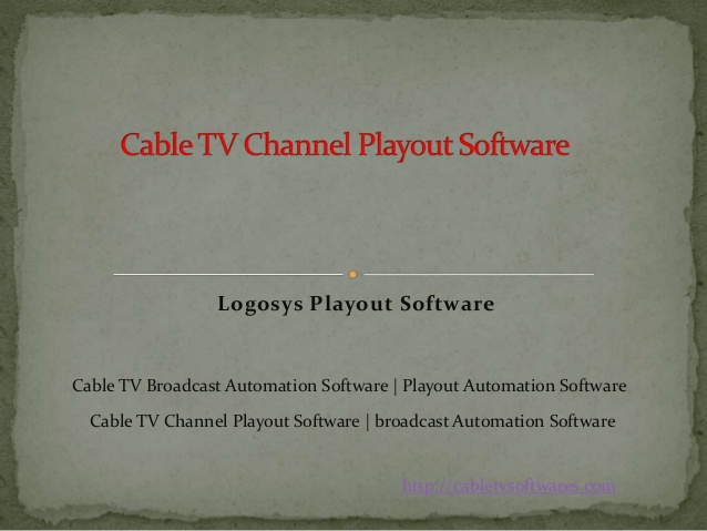 Cable Tv Broadcast Automation Software Crack Website
